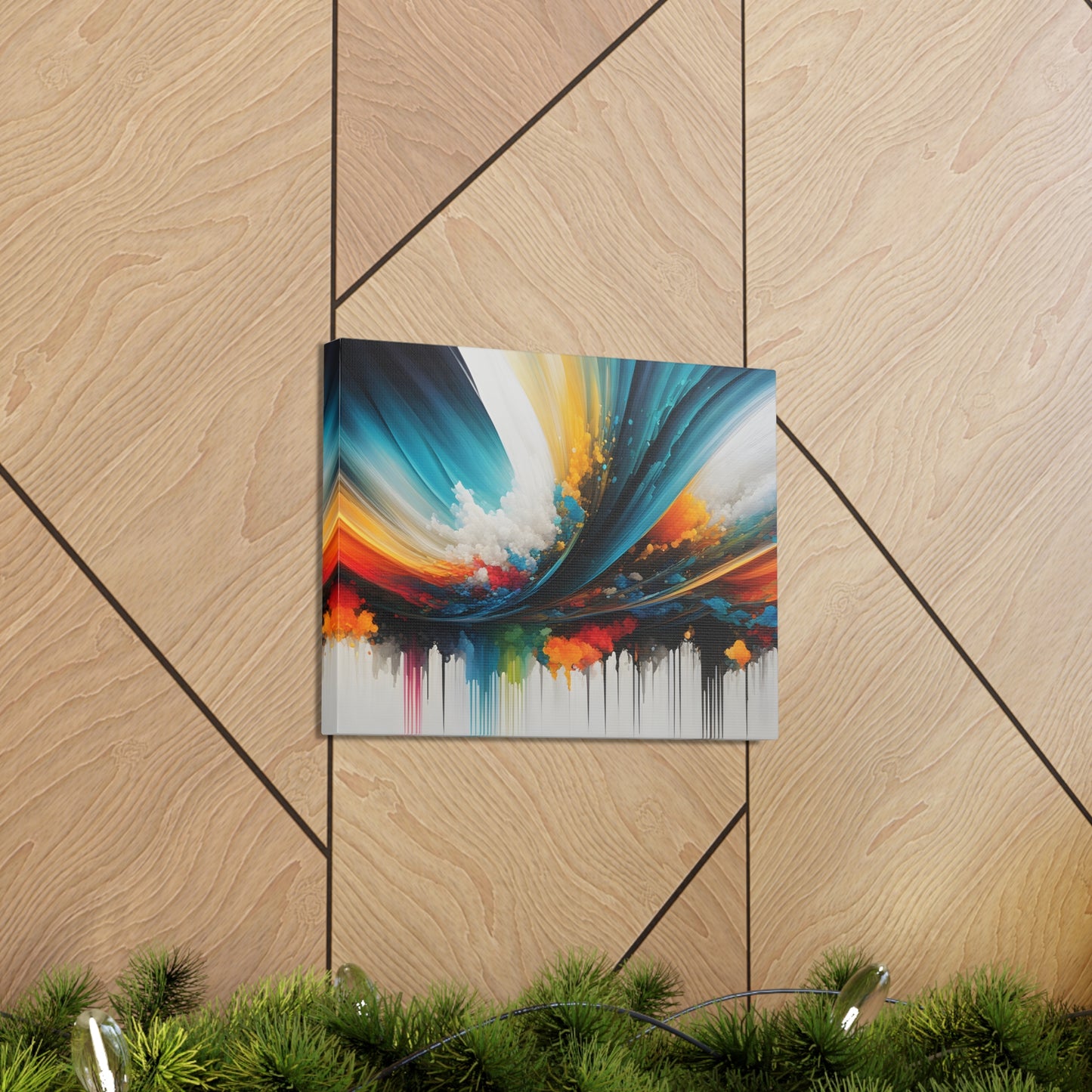 Celestial Veil: Abstract Wall Décor