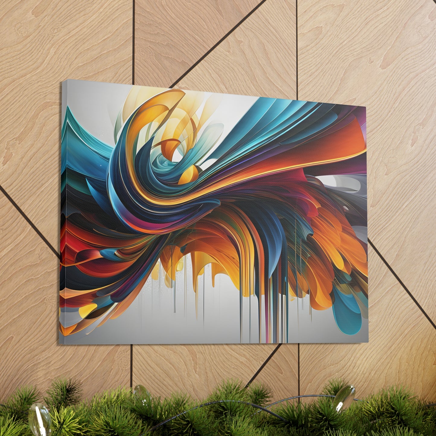 Cosmic Threads: Abstract Wall Décor