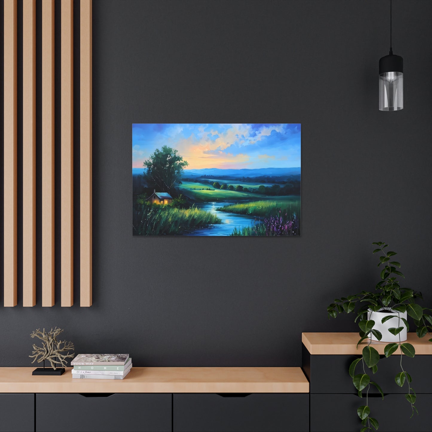 Tranquil Vista: Classic Oil Painting Wall Décor