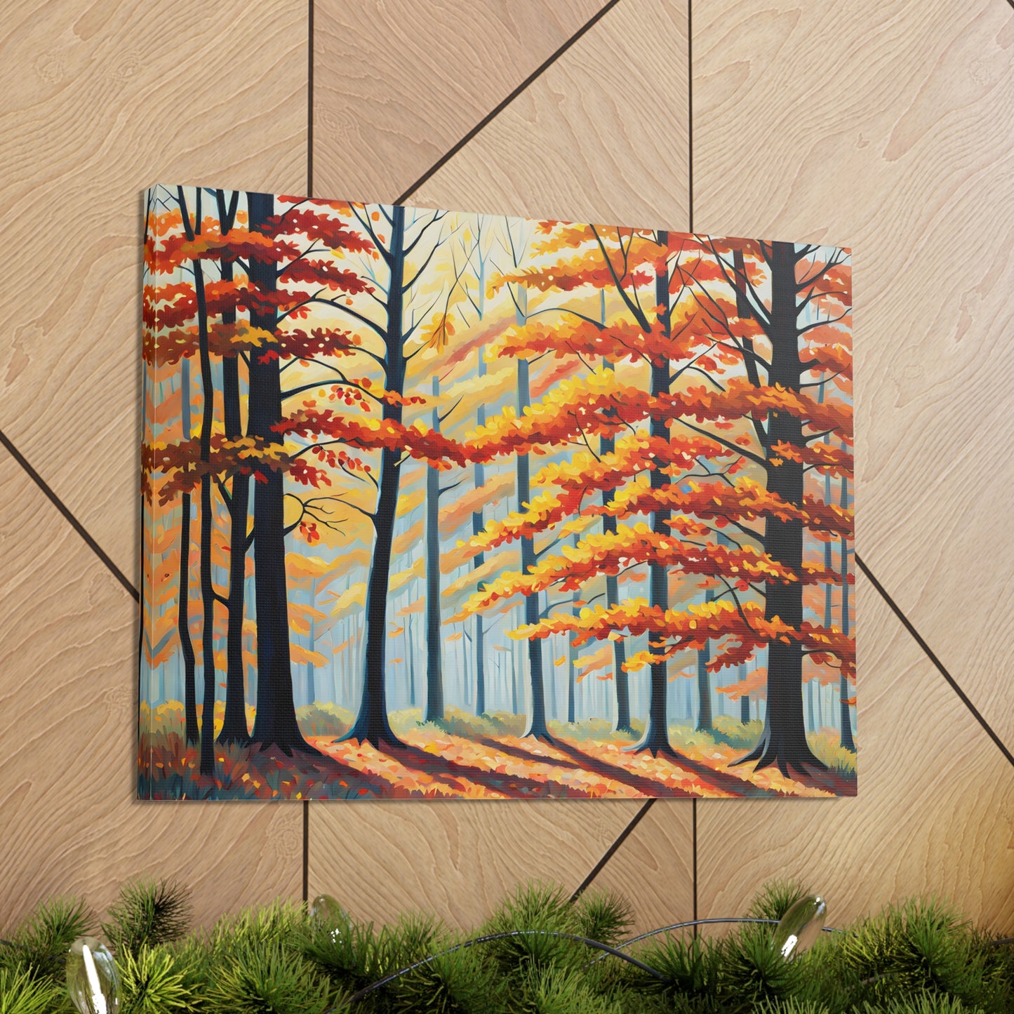 Autumn Hues: Classic Oil Painting Wall Décor