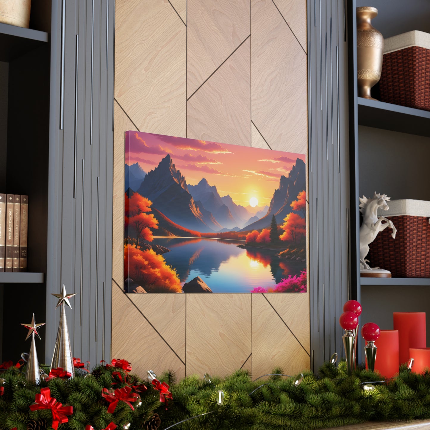 Harmony of Heights: Nature's Grandeur Wall Décor