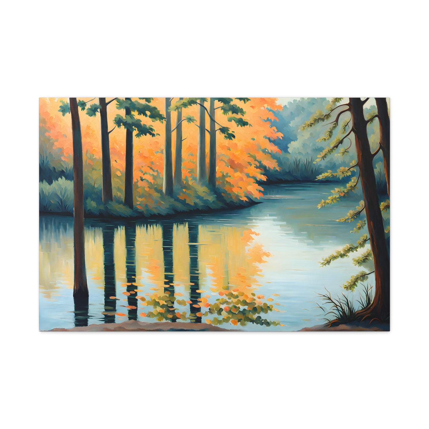 Still Waters: Classic Oil Painting Wall Décor