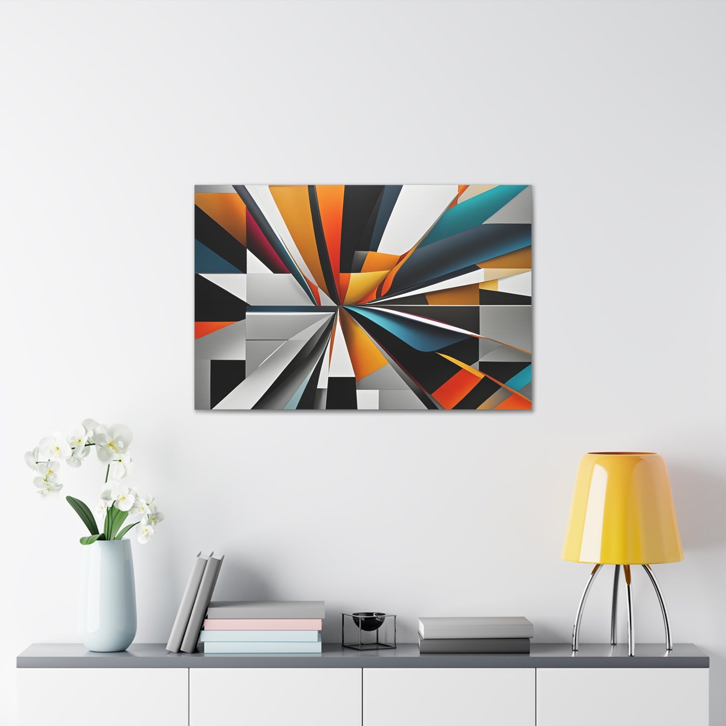 Prism Shadows: Abstract Wall Décor