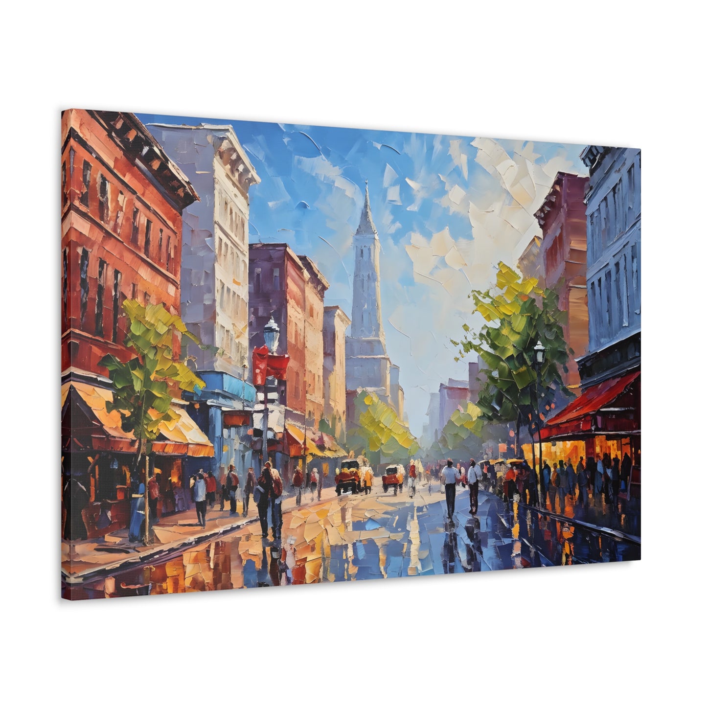 Vibrant Energy: Classic Oil Painting Wall Décor