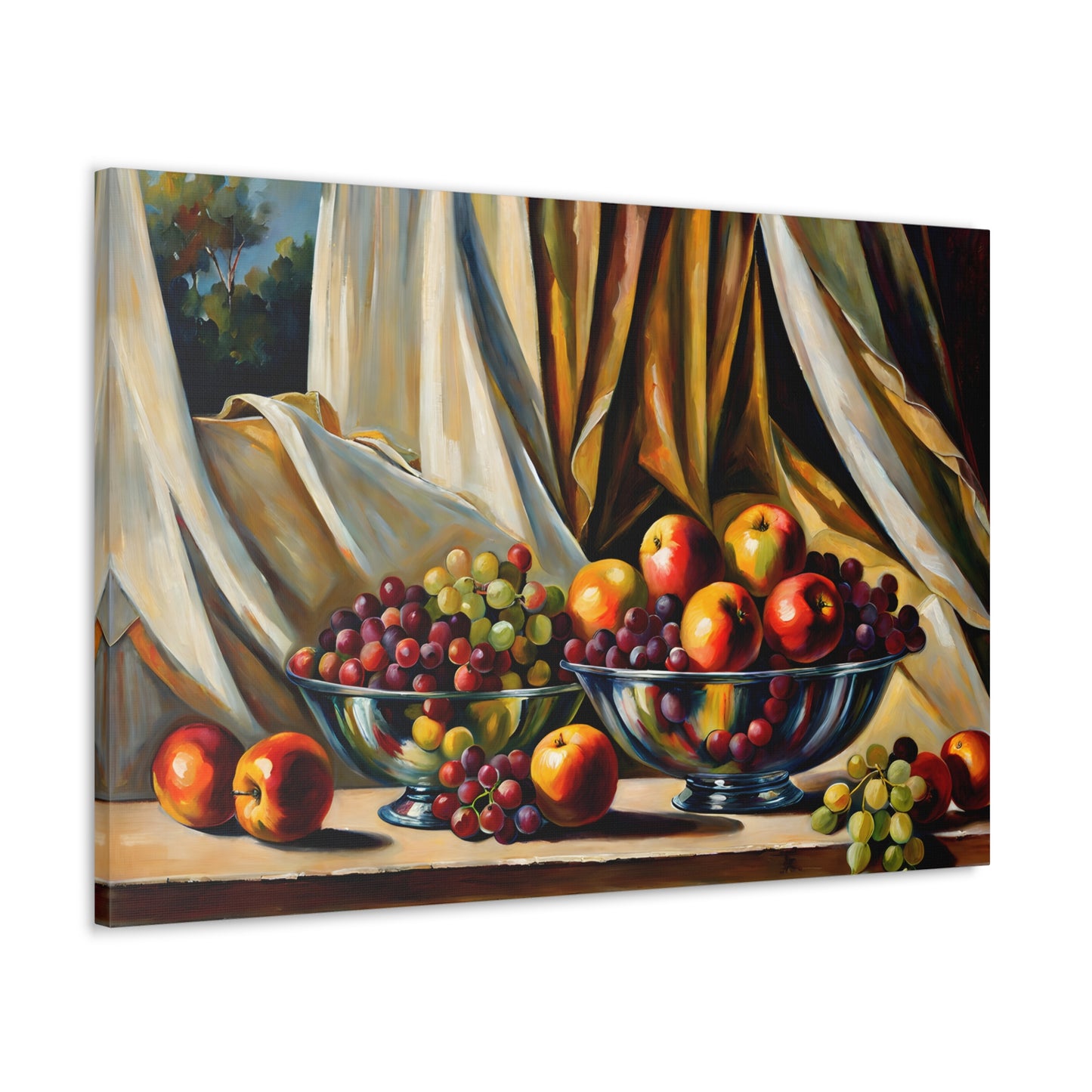 Fruitful Lunch: Classic Oil Painting Wall Décor