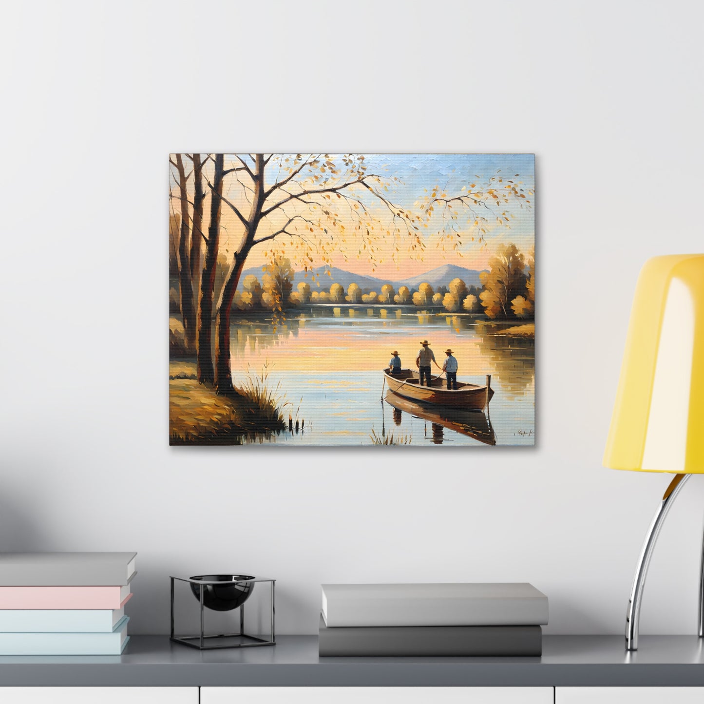 River’s Bend: Classic Oil Painting Wall Décor