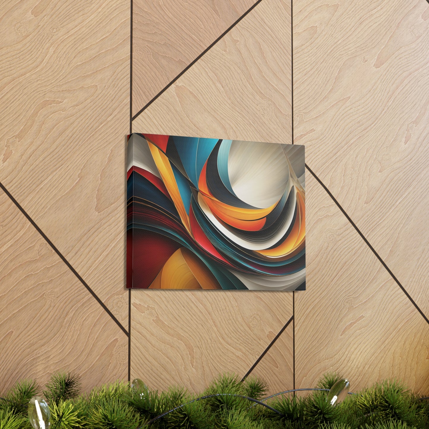 Ethereal Waves: Abstract Wall Décor