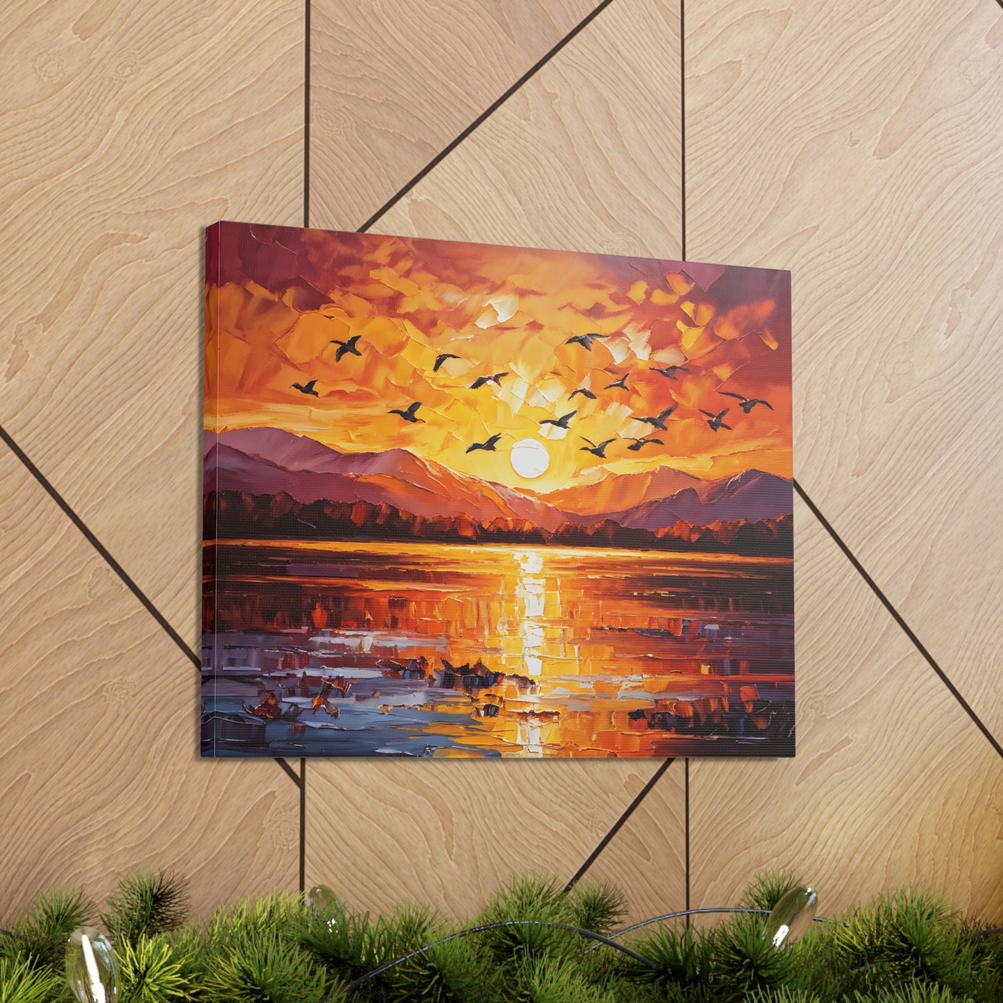 Golden Hour: Classic Oil Painting Wall Décor