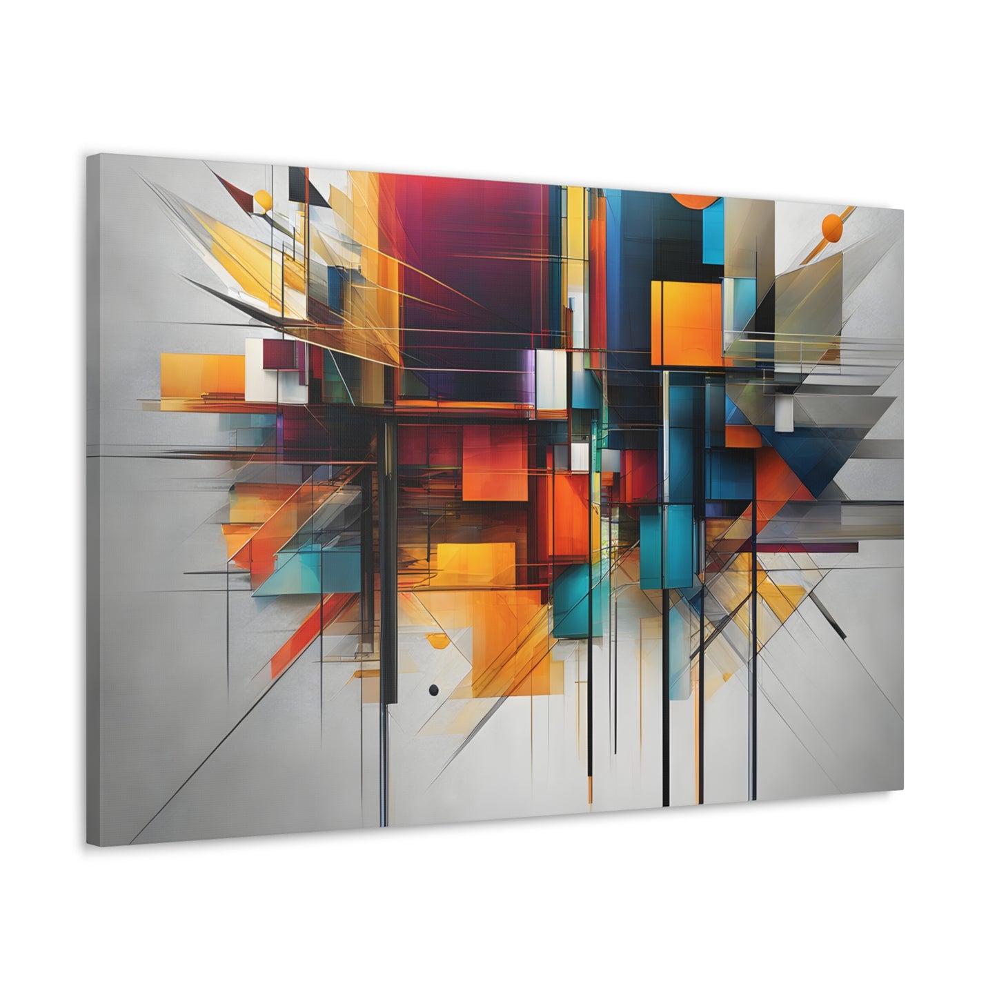 Prism Dance: Abstract Wall Décor