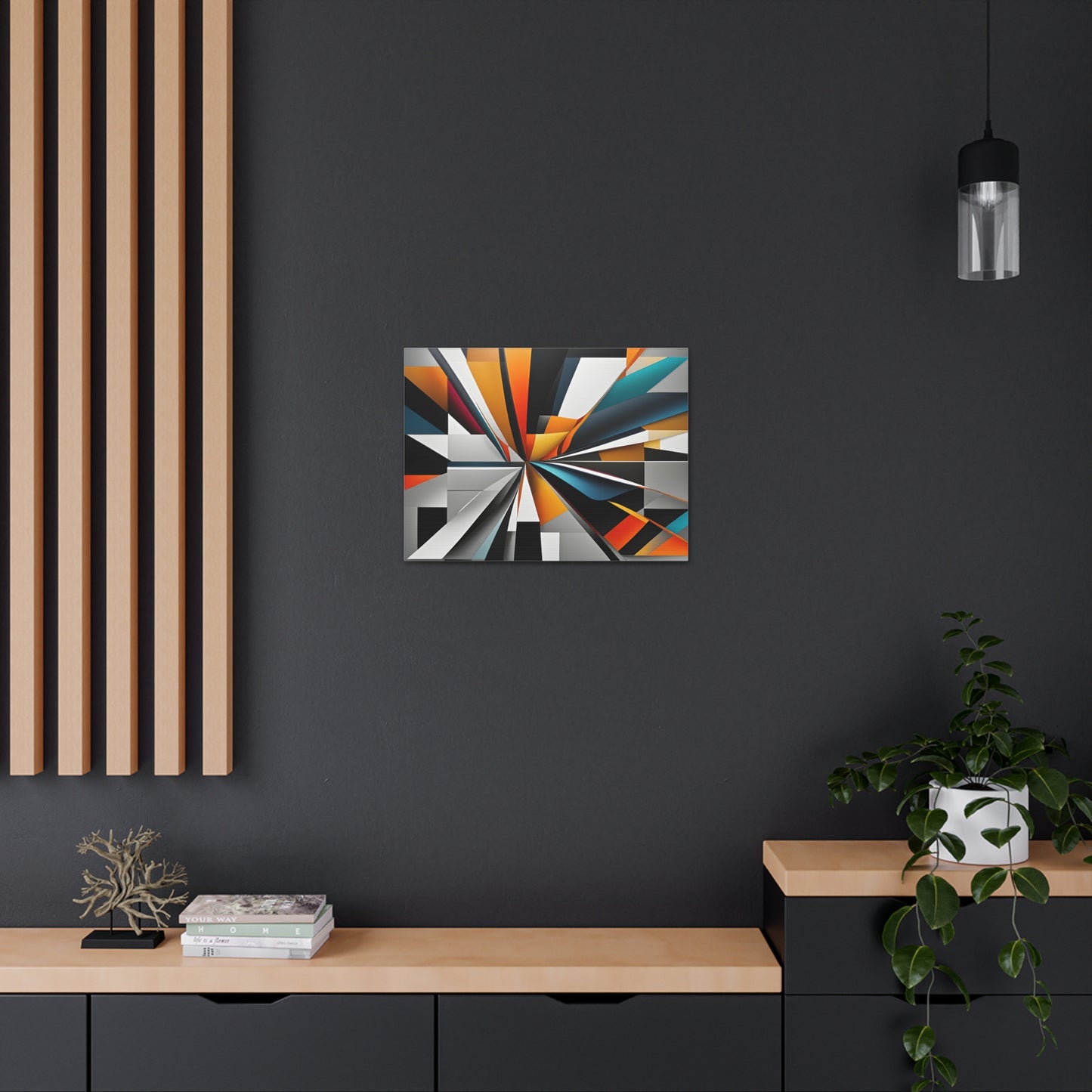 Prism Shadows: Abstract Wall Décor