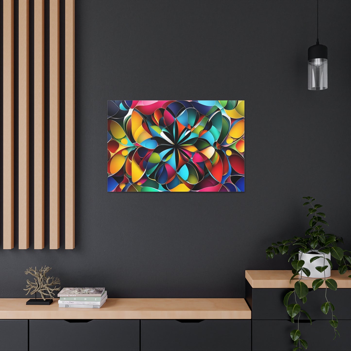 Crystal Serenade: Abstract Wall Décor