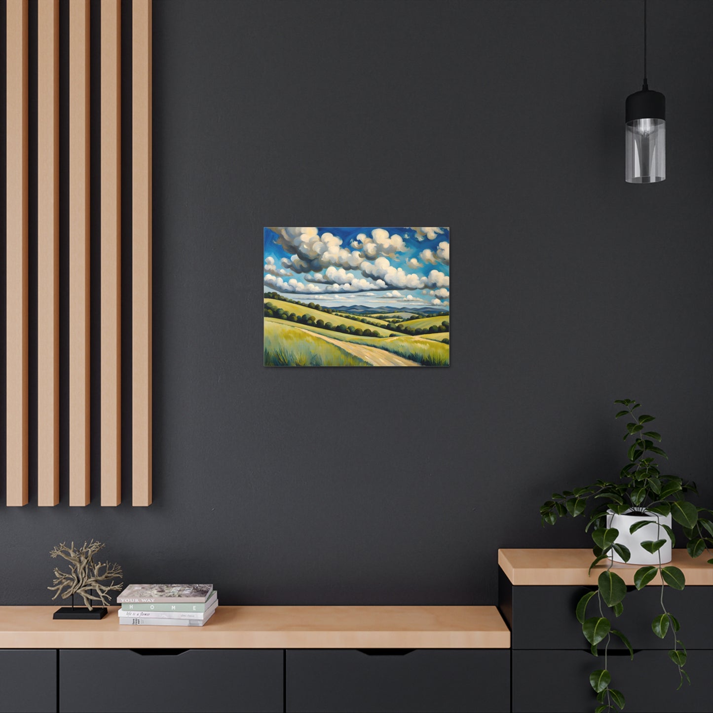 Meadow Bloom: Classic Oil Painting Wall Décor