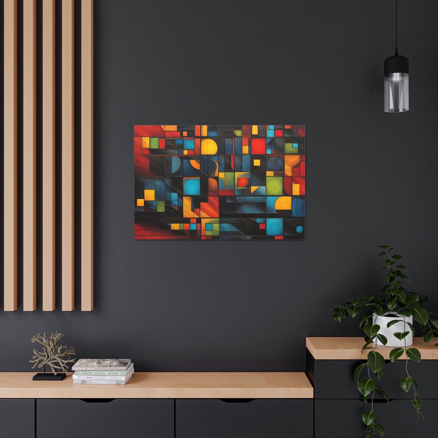 Aurora Echoes: Abstract Wall Décor