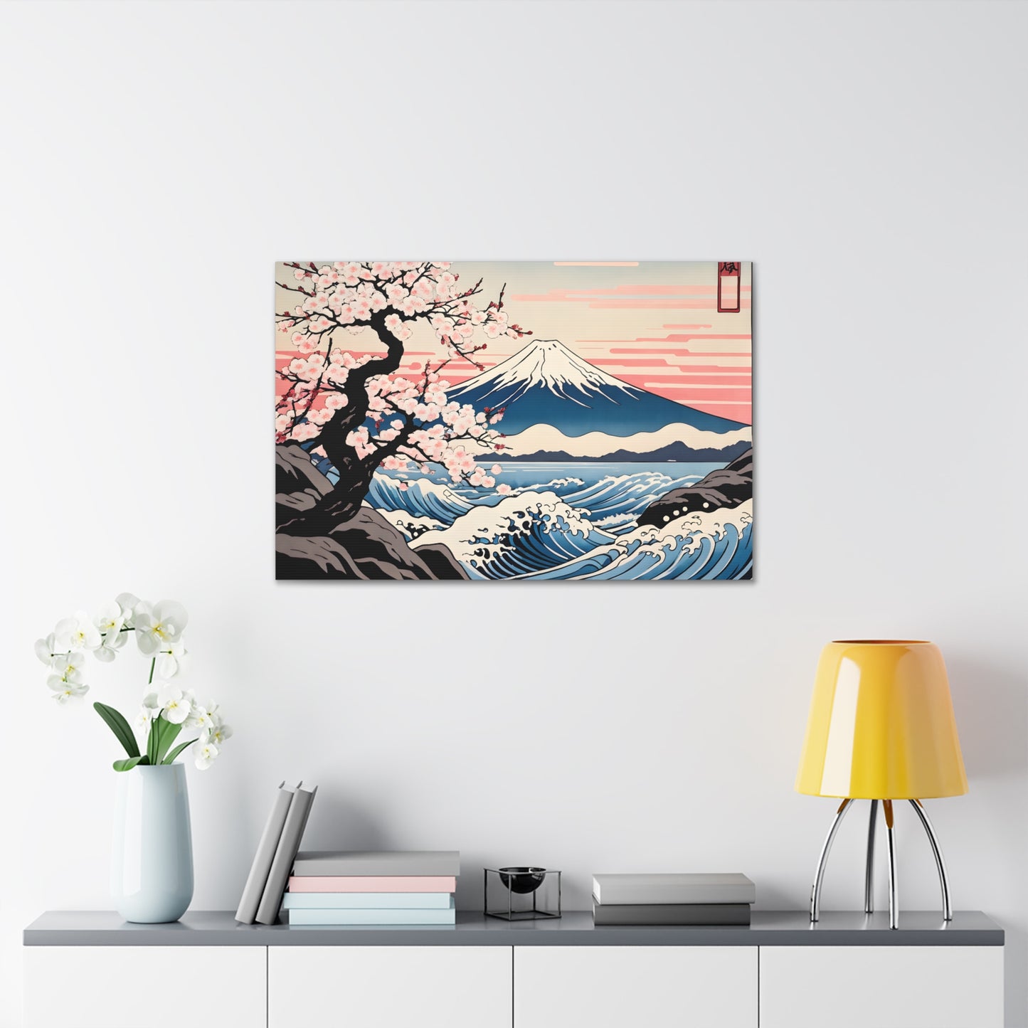 Enchanted Bloom: Ukiyo-e Wall Décor