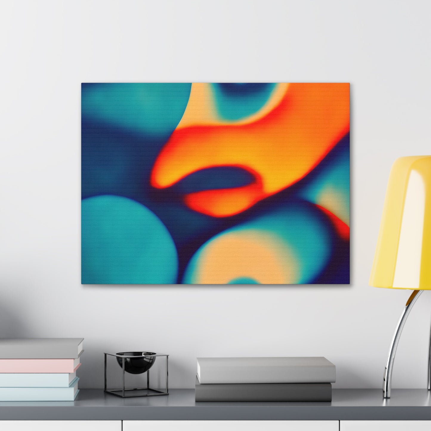 Radiant Bliss: Abstract Colors Wall Décor