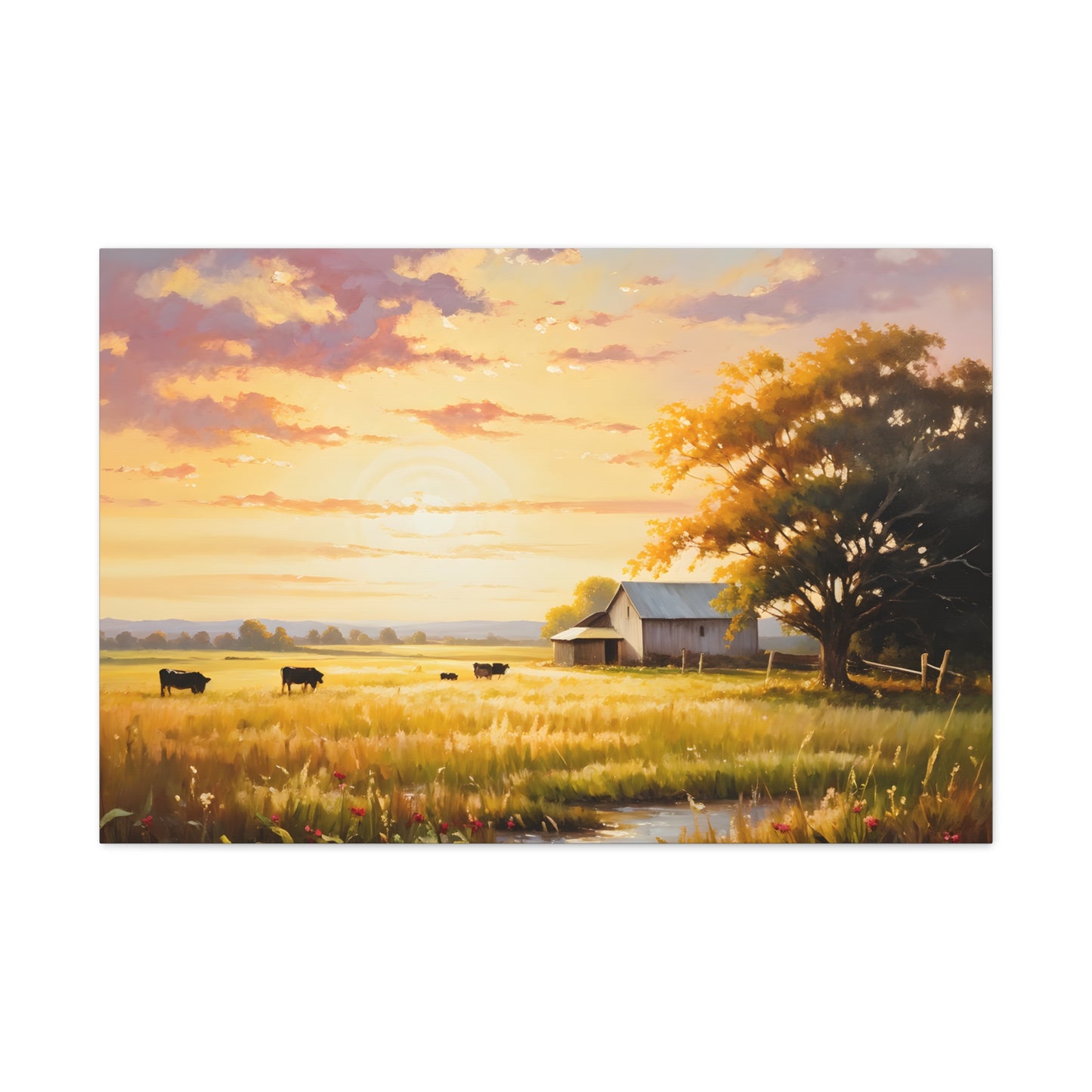 Dawn’s Whisper: Classic Oil Painting Wall Décor