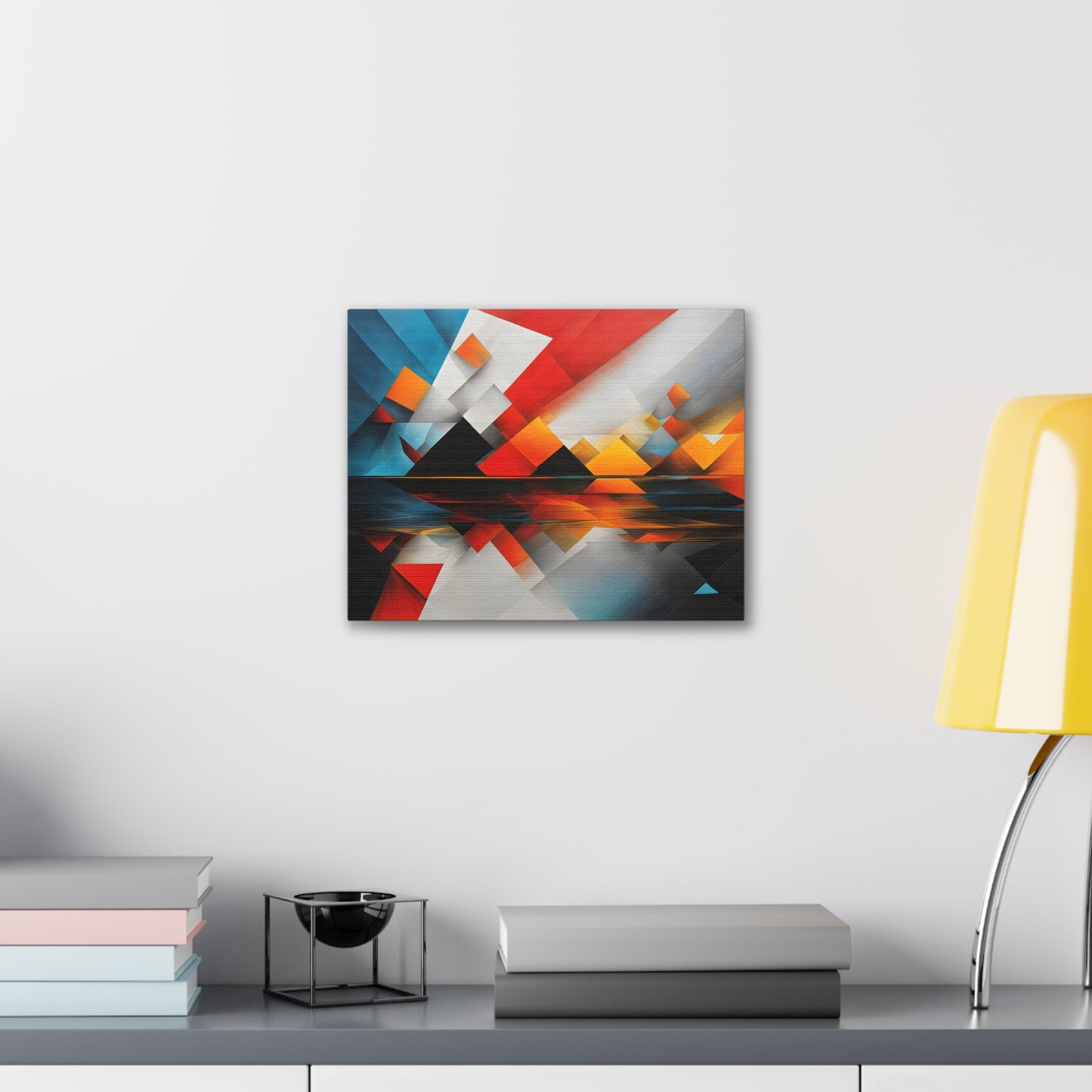 Starlit Horizon: Abstract Wall Décor