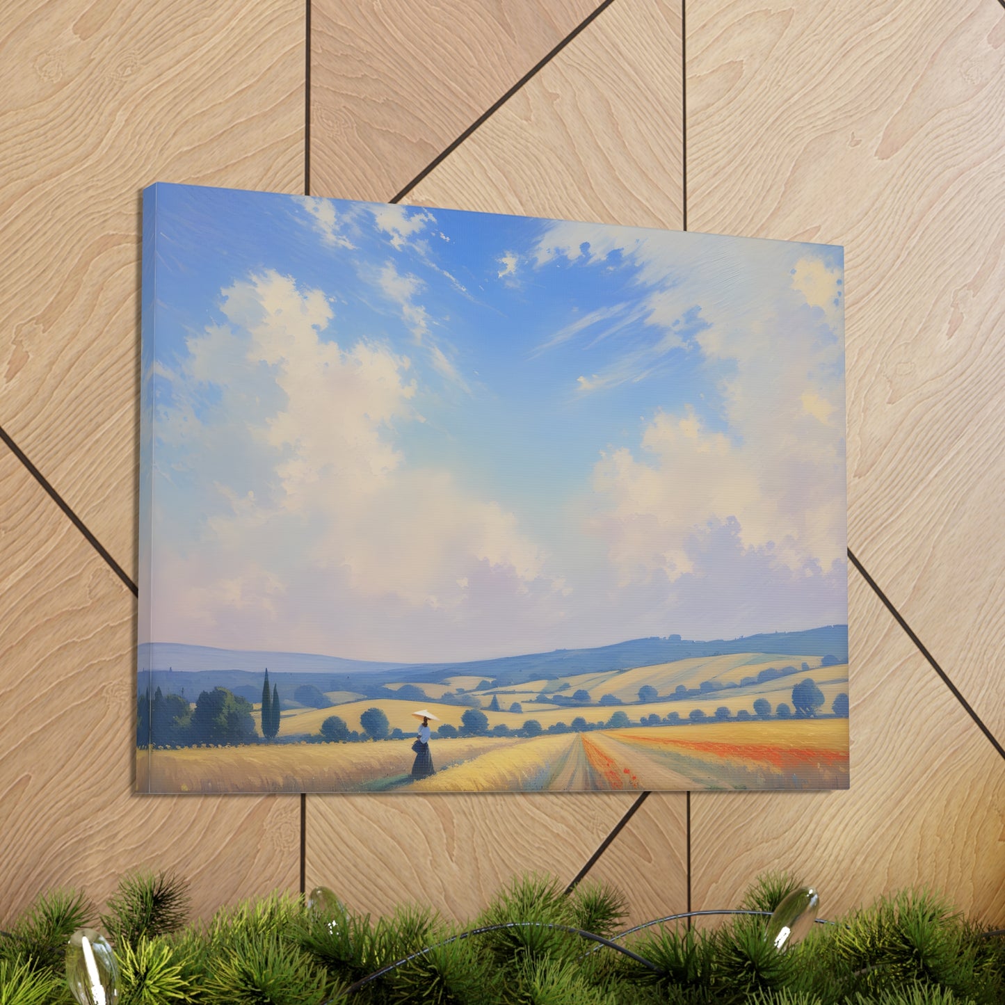 Meadow Melody: Classic Oil Painting Wall Décor