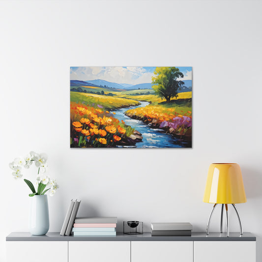 Radiant Garden: Classic Oil Painting Wall Décor