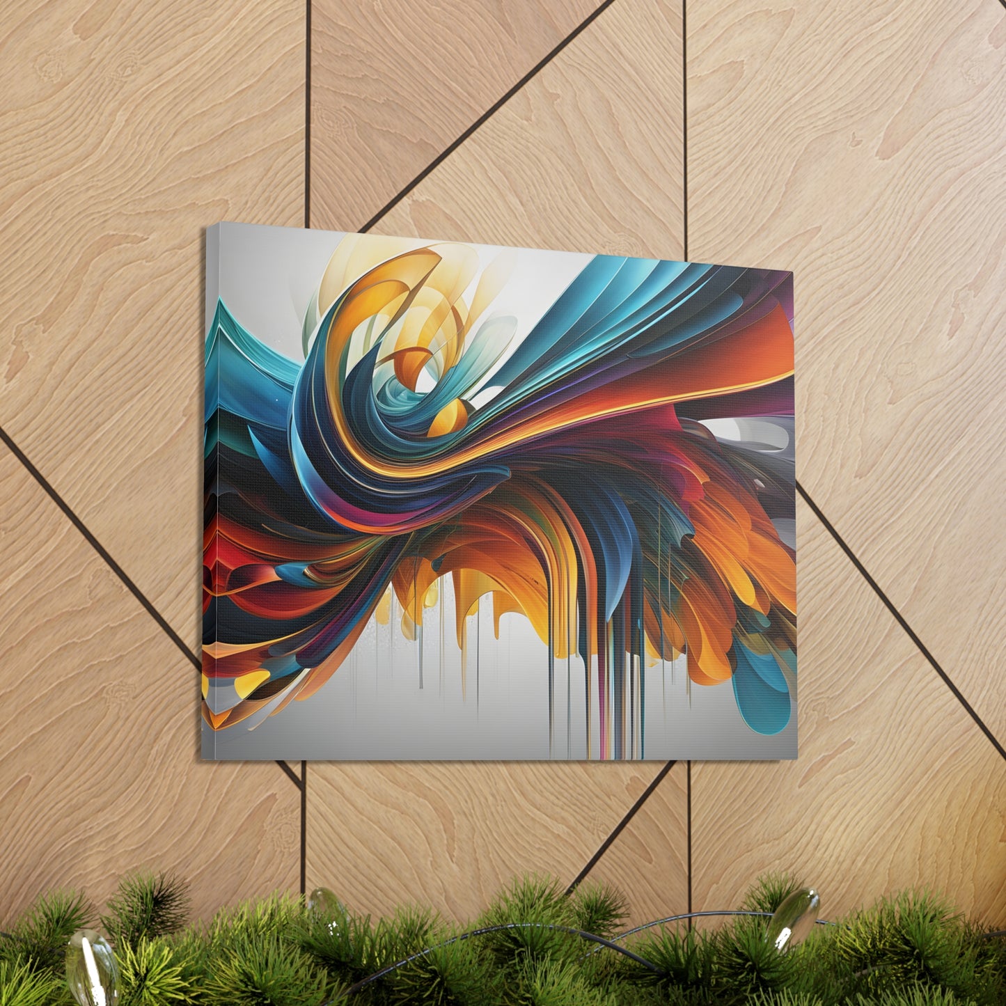 Cosmic Threads: Abstract Wall Décor