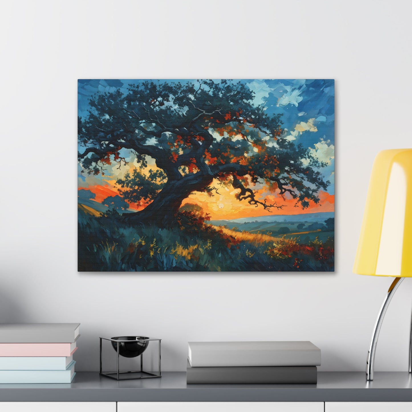 Enchanted Horizon: Classic Oil Painting Wall Décor