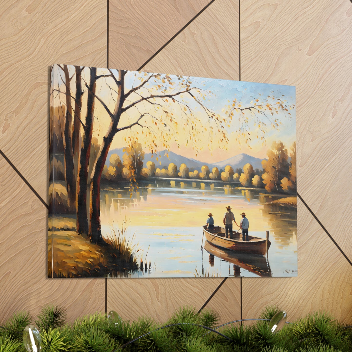 River’s Bend: Classic Oil Painting Wall Décor