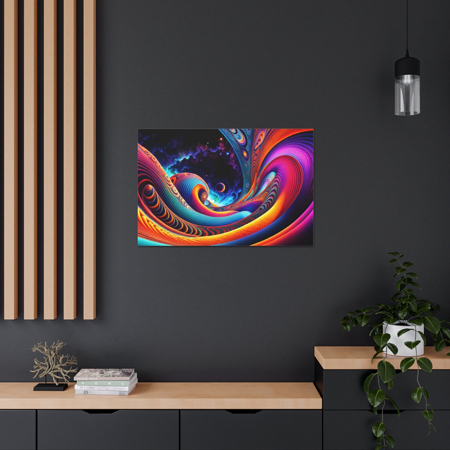 Galactic Groove: Psychedelic Wall Décor