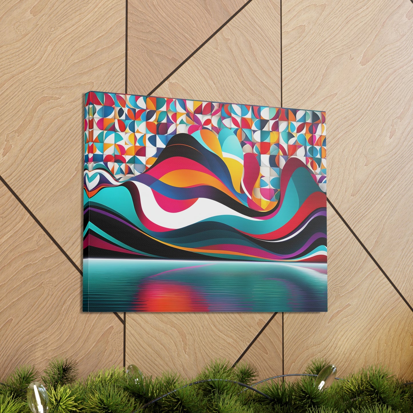 Liquid Reflections: Abstract Wall Décor