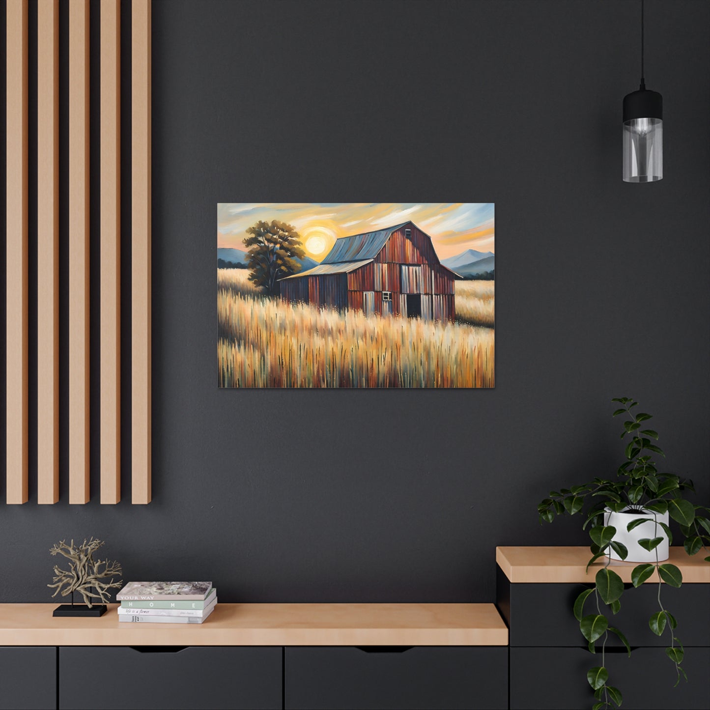 Summer’s Glow: Classic Oil Painting Wall Décor