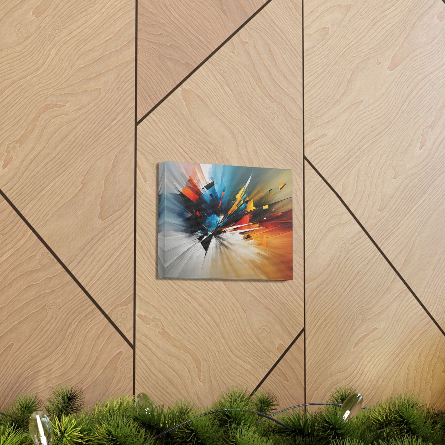 Reflected Rhythms: Abstract Wall Décor