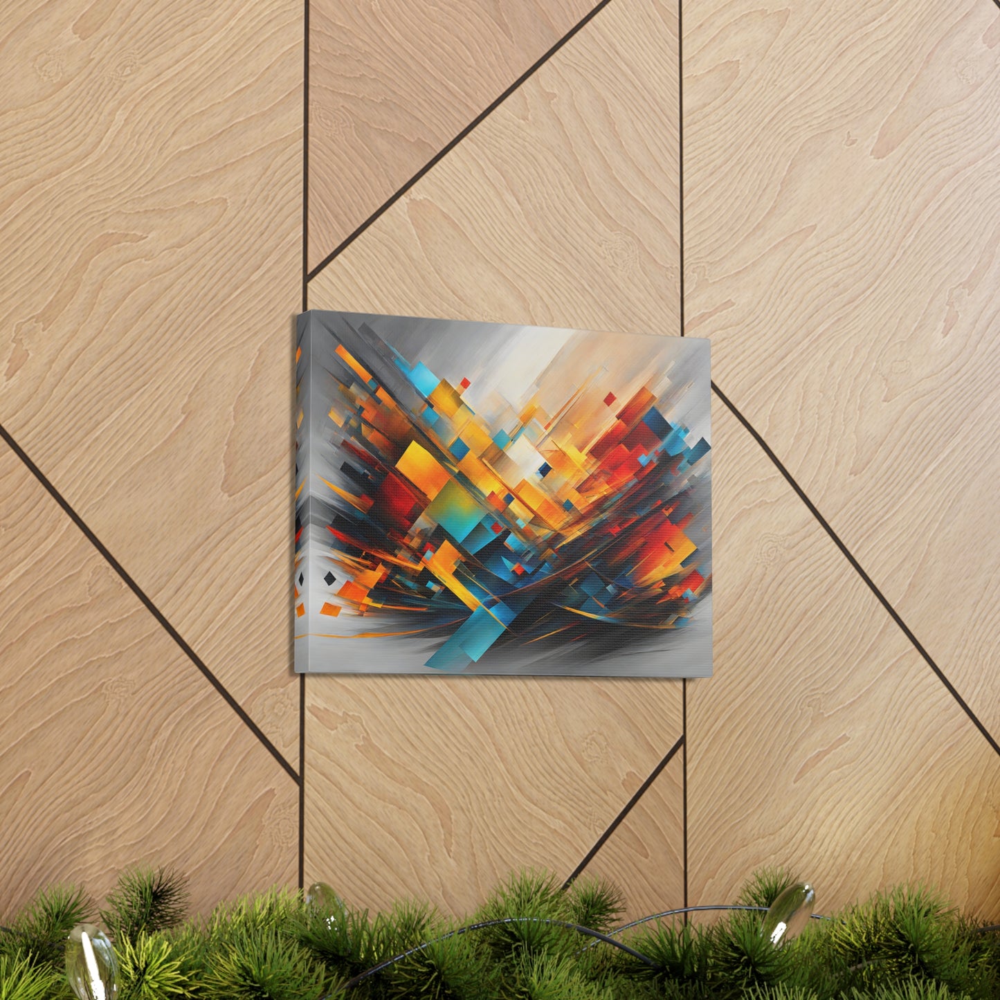 Spectrum Echoes: Abstract Wall Décor