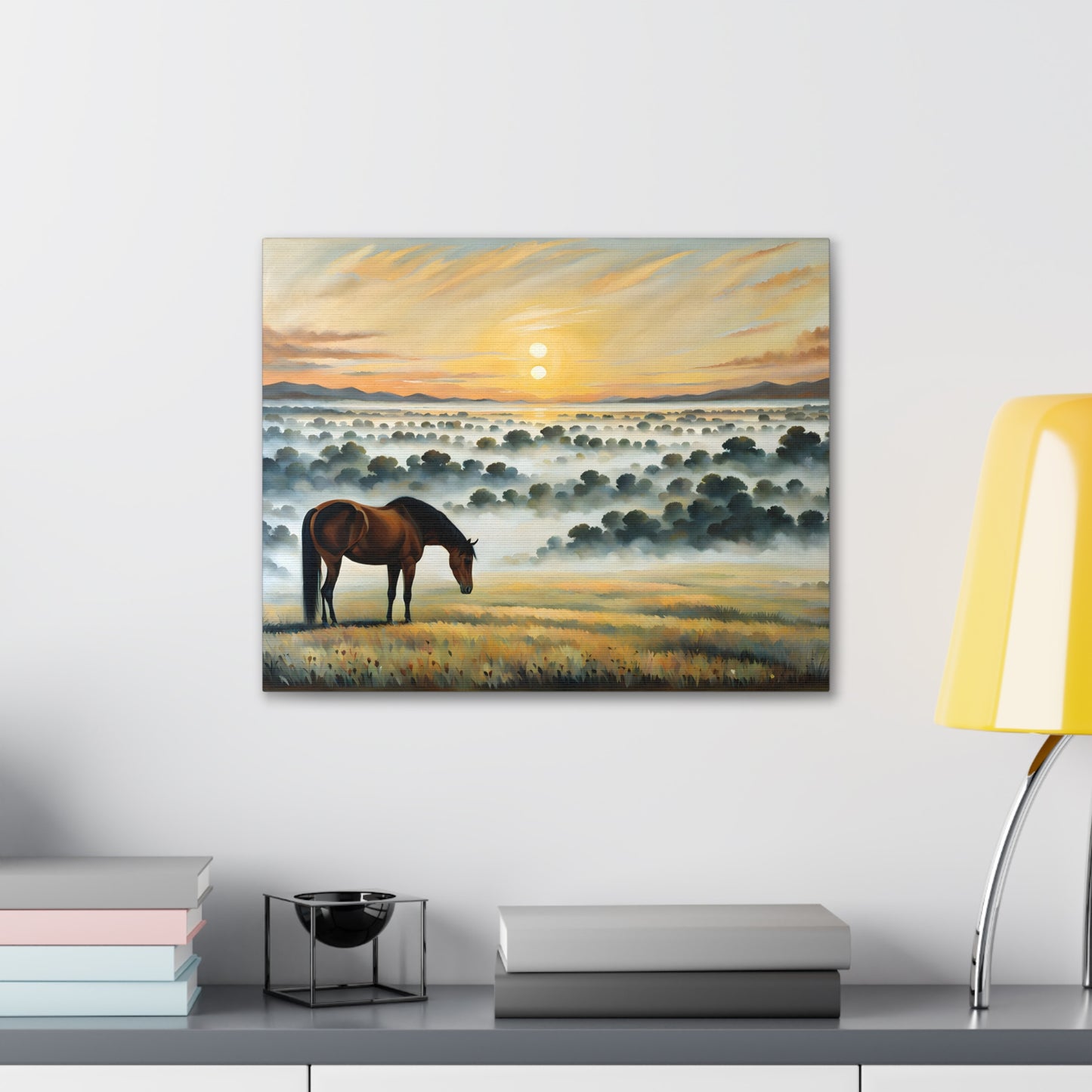 Radiant View: Classic Oil Painting Wall Décor