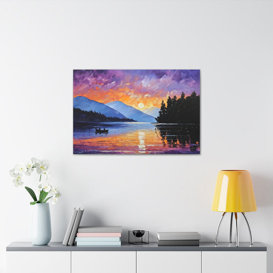 Wilderness Dawn: Classic Oil Painting Wall Décor