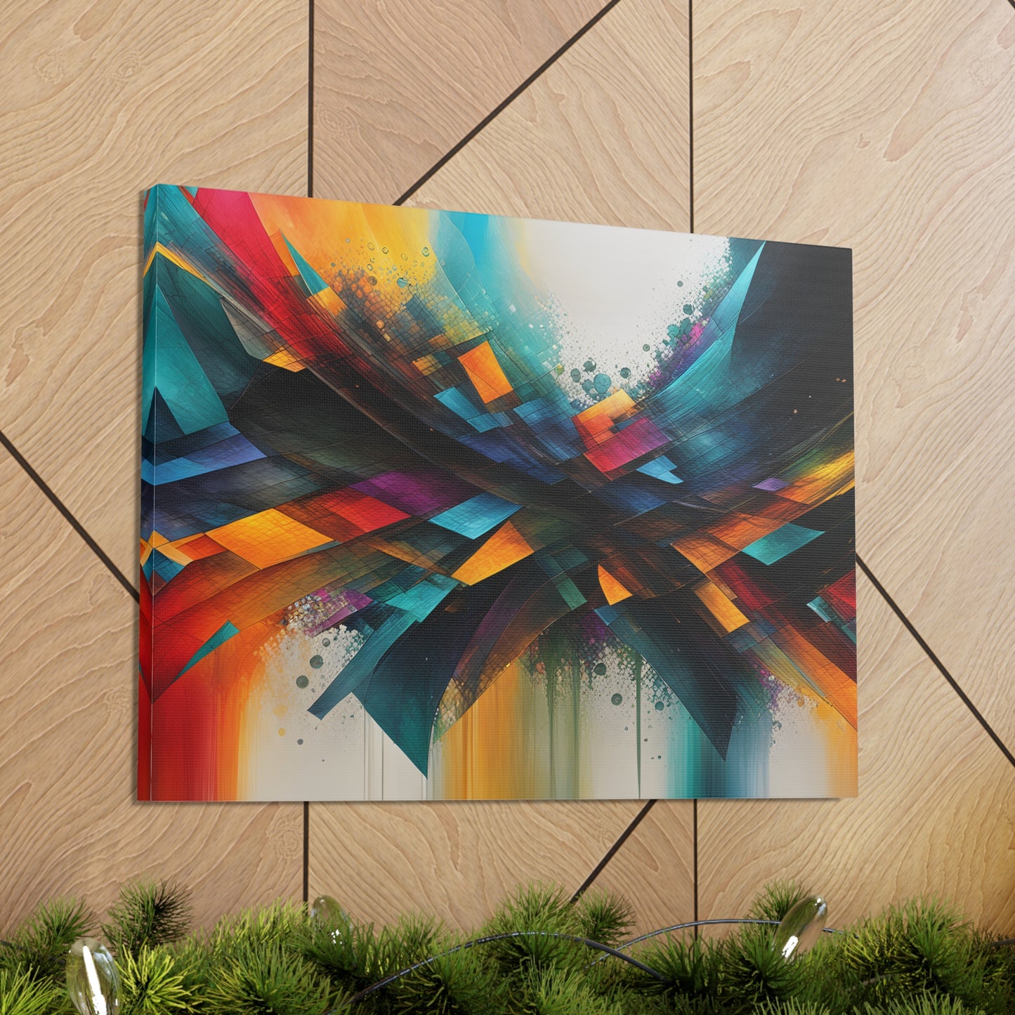 Harmony Waves: Abstract Wall Décor