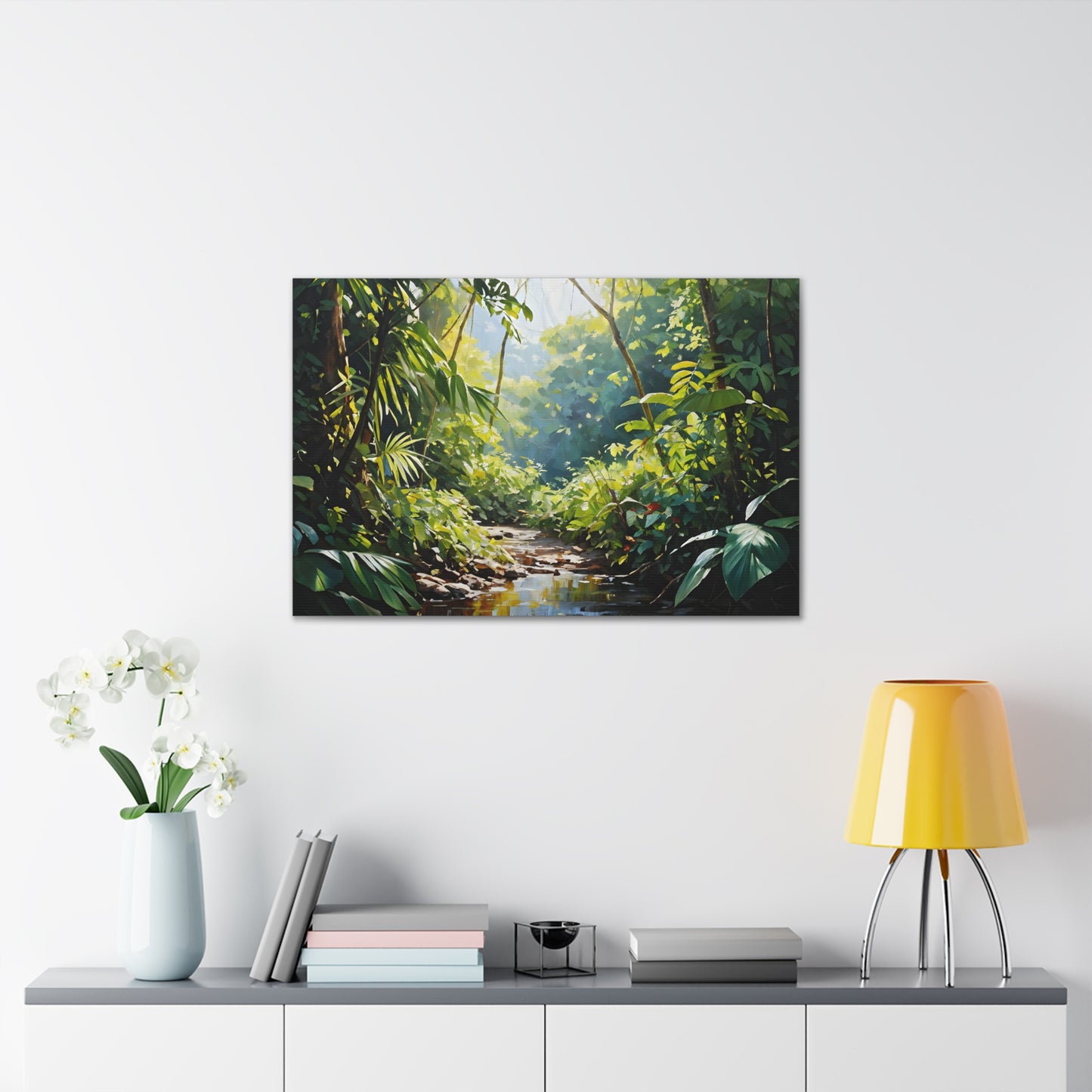 Vibrant Jungle: Classic Oil Painting Wall Décor