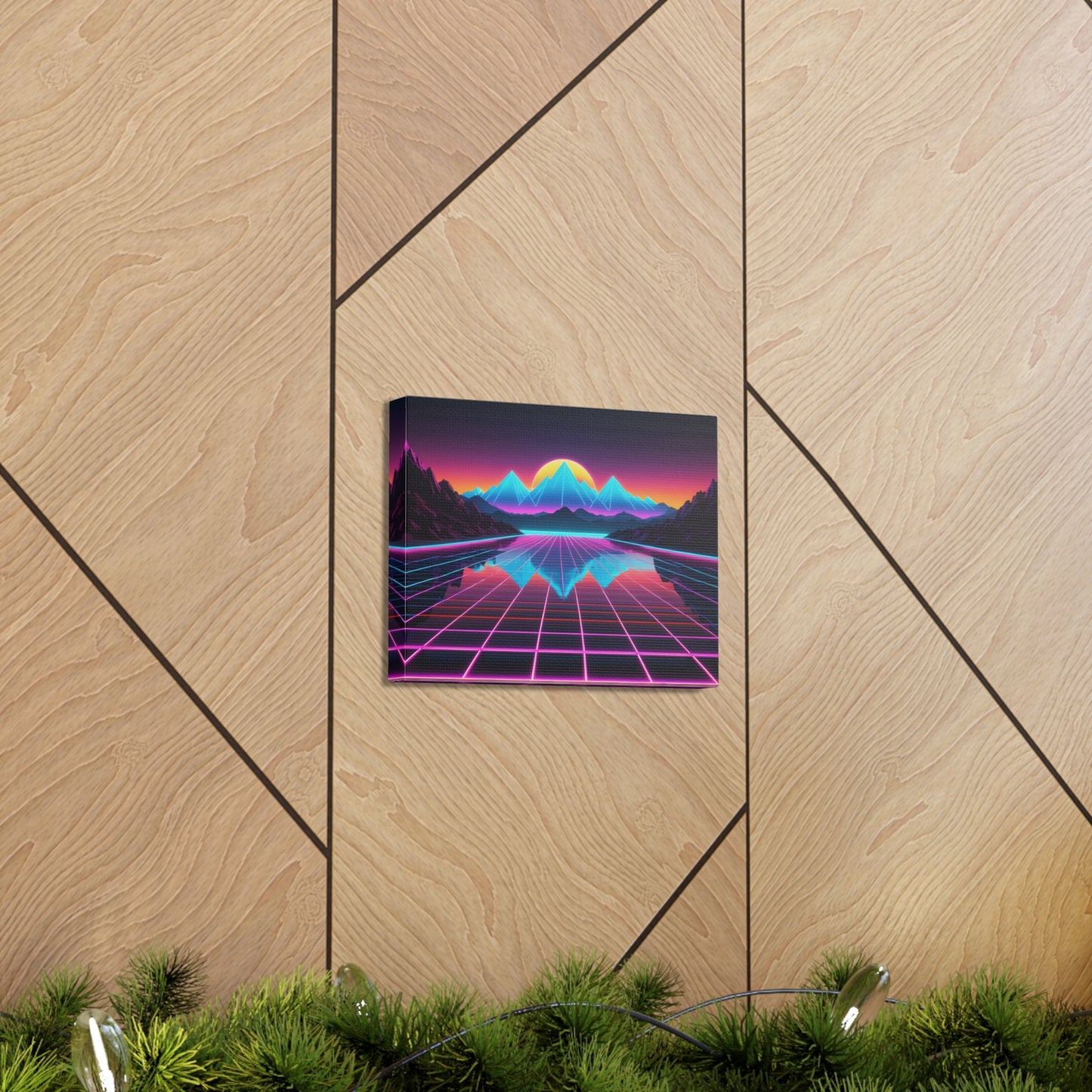 Skyline Dreams: Outrun Wall Décor