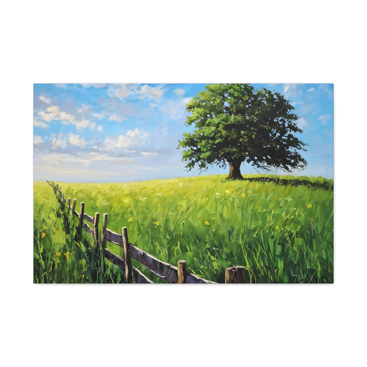 Whispering Hills: Classic Oil Painting Wall Décor