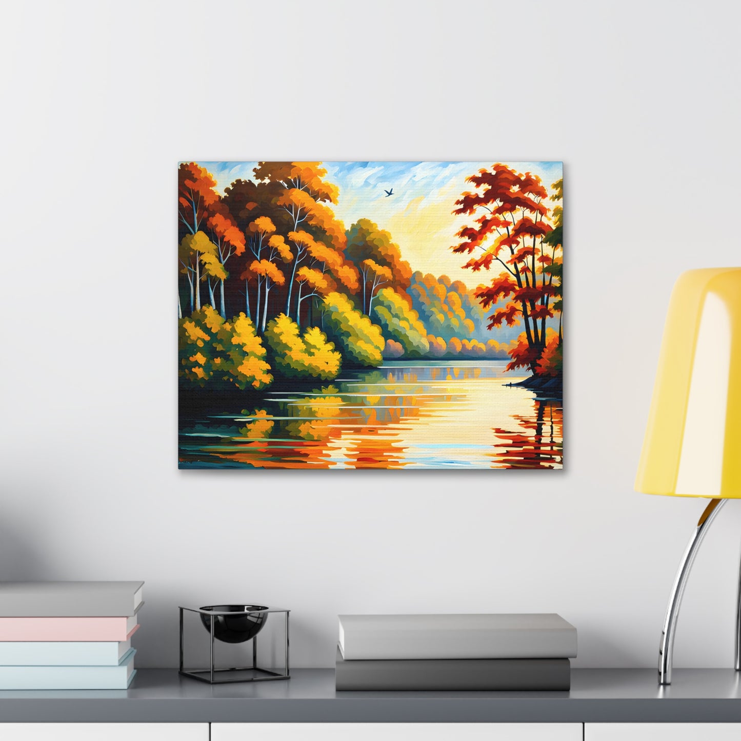 Evening Glow: Classic Oil Painting Wall Décor