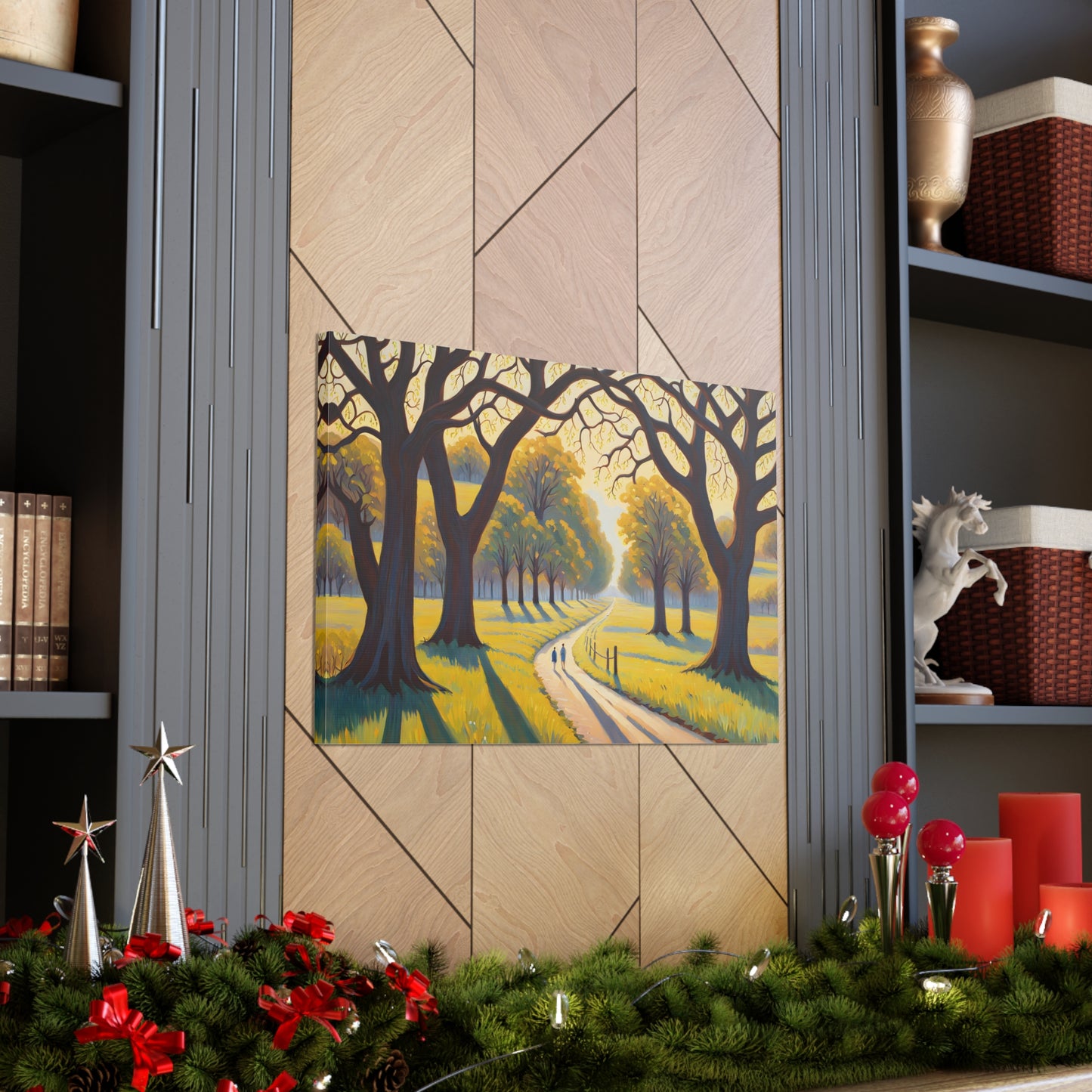 Forest Pathway: Classic Oil Painting Wall Décor