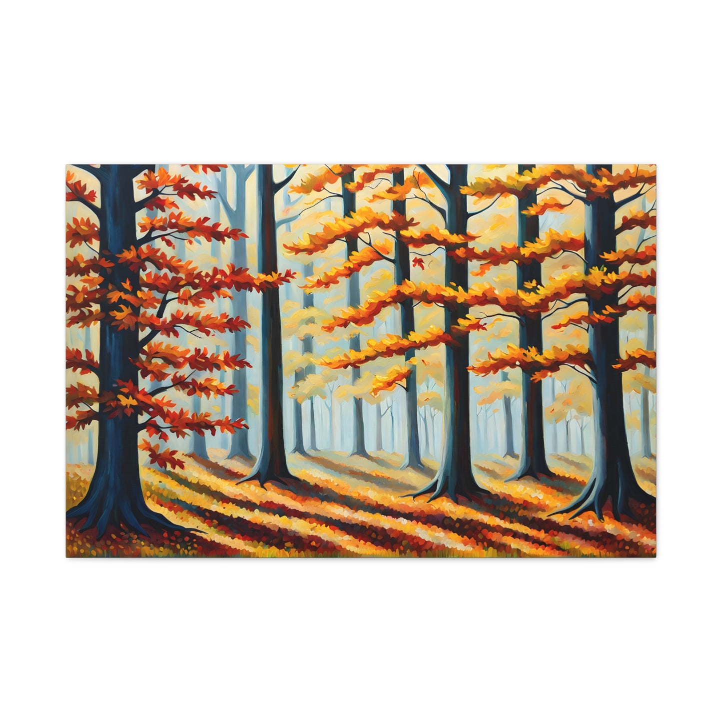 Woodland Trail: Classic Oil Painting Wall Décor