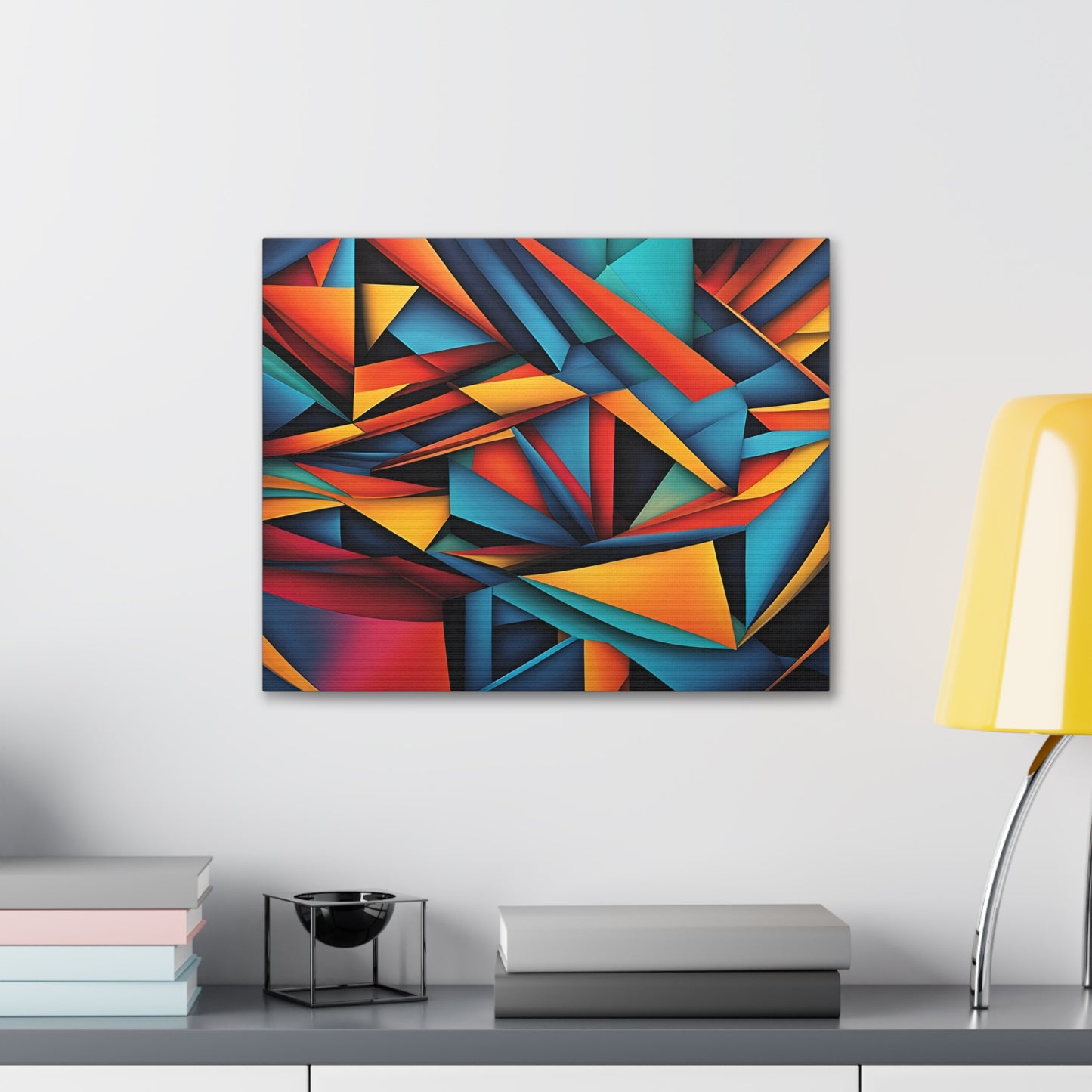 Luminous Reflections: Abstract Wall Décor