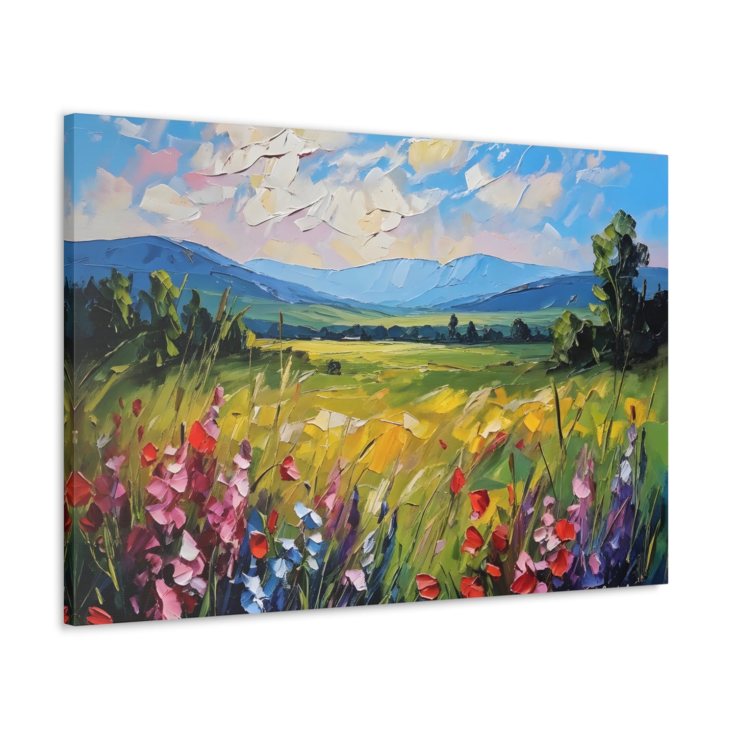 Tranquil Garden: Classic Oil Painting Wall Décor