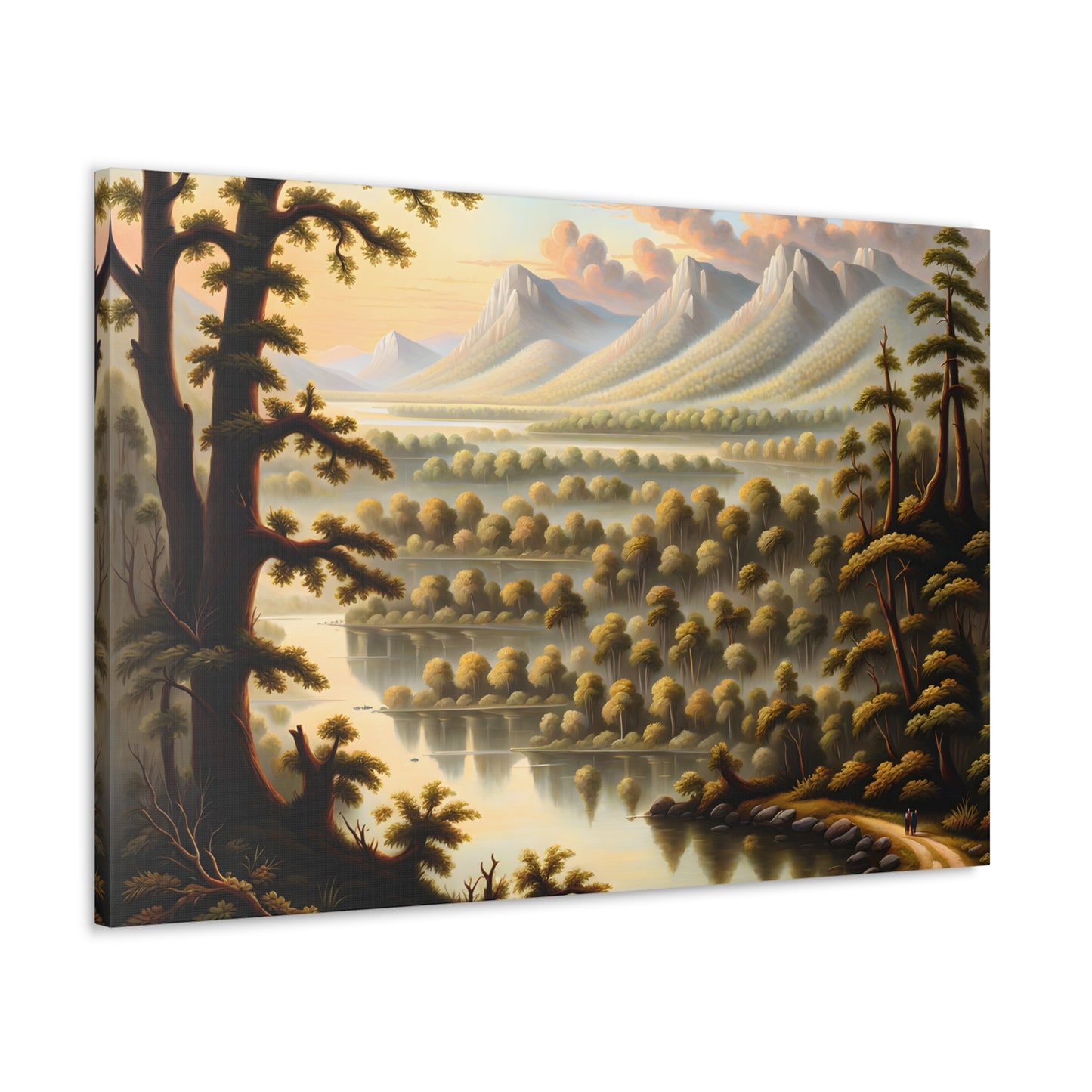 Enchanted View: Classic Oil Painting Wall Décor