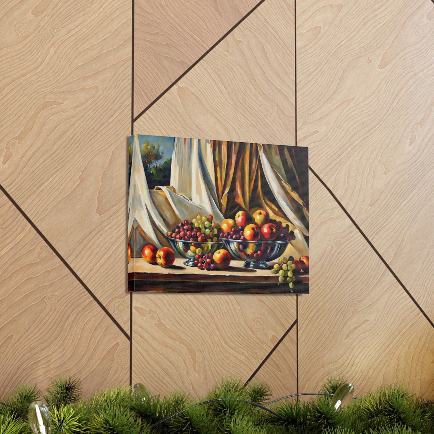 Fruitful Lunch: Classic Oil Painting Wall Décor