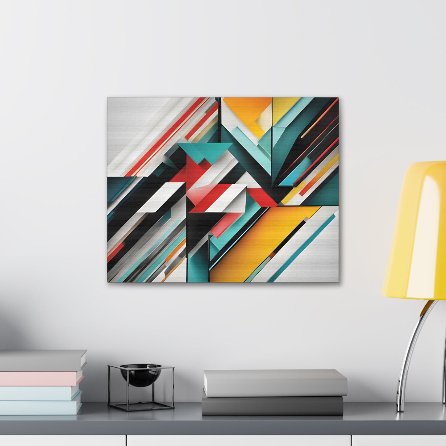 Serene Streams: Abstract Wall Décor