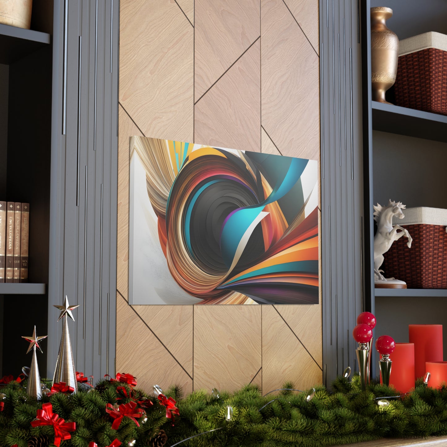 Spectrum Whirl: Abstract Wall Décor