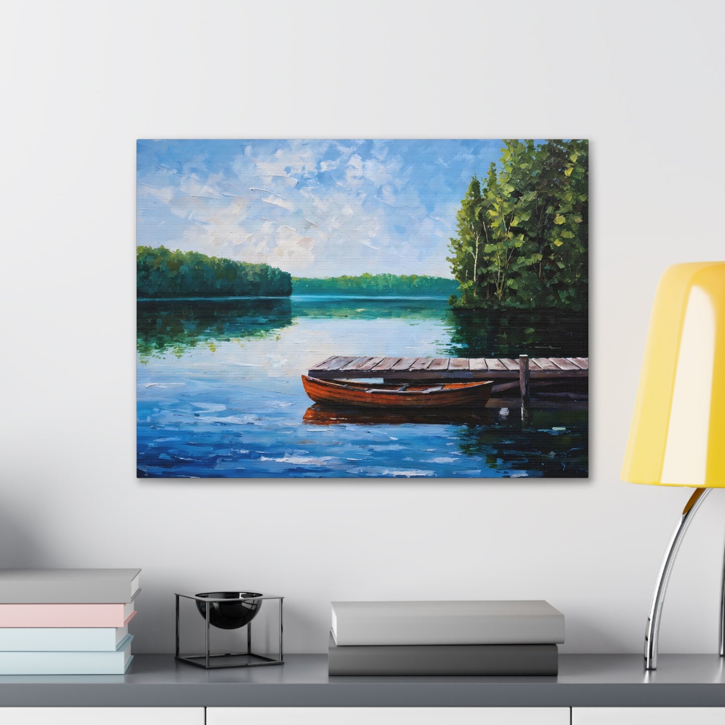 Radiant Tides: Classic Oil Painting Wall Décor