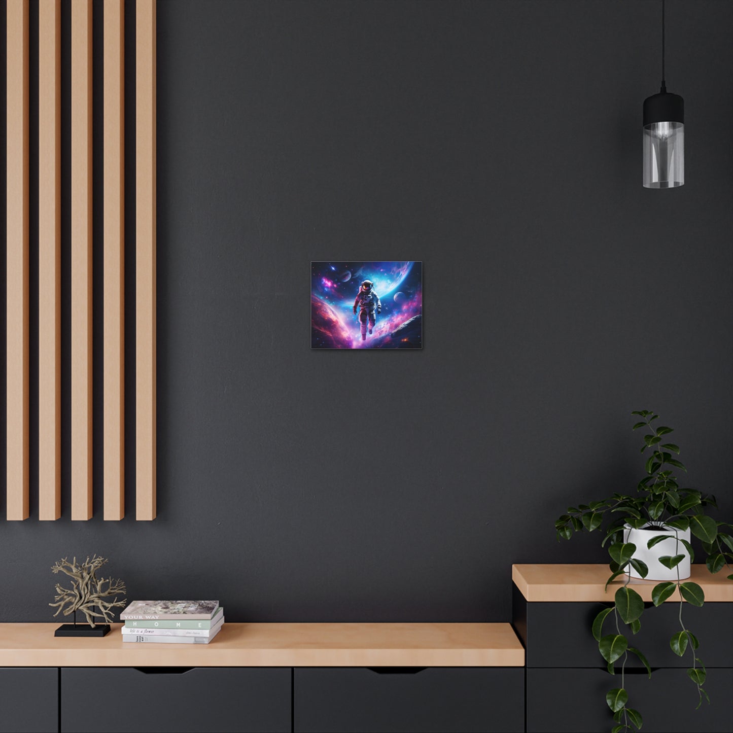 Astronaut's Ascent: Space Wall Décor