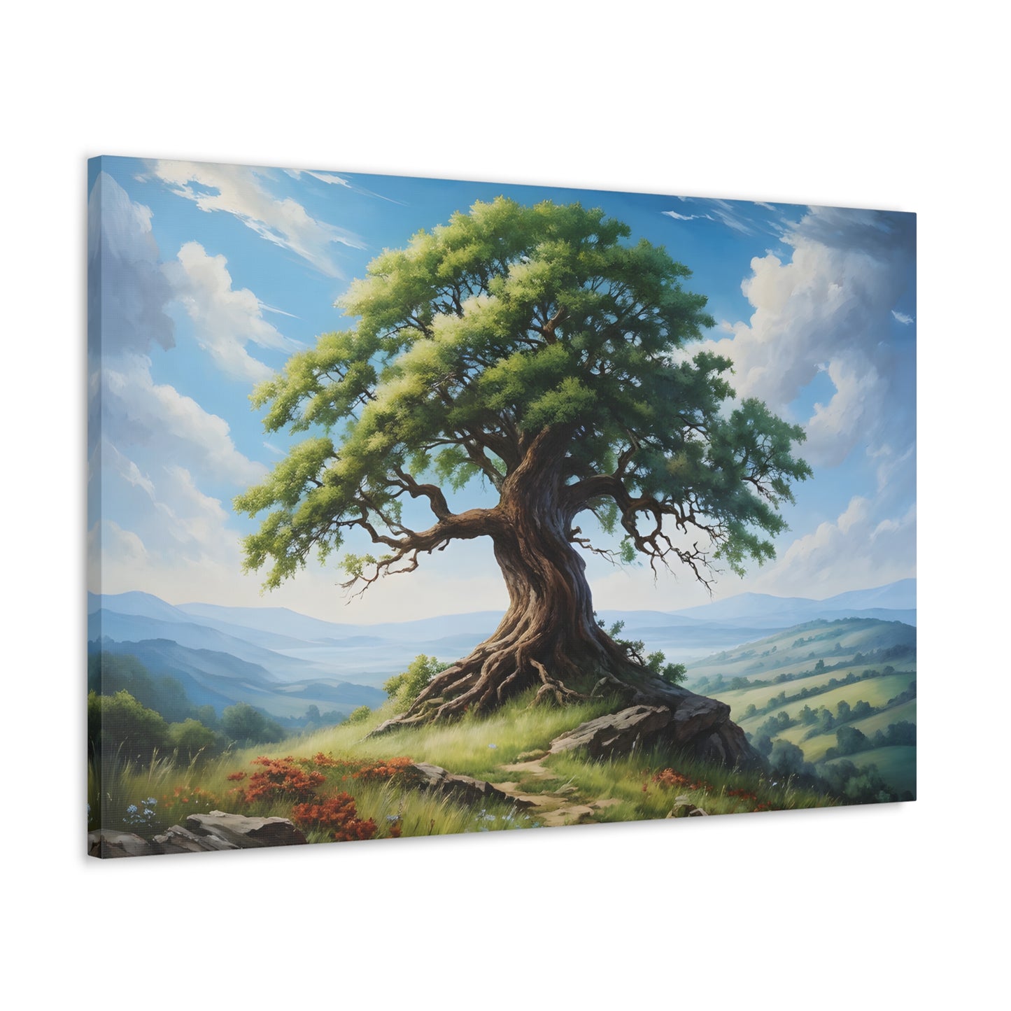 Woodland Peace: Classic Oil Painting Wall Décor