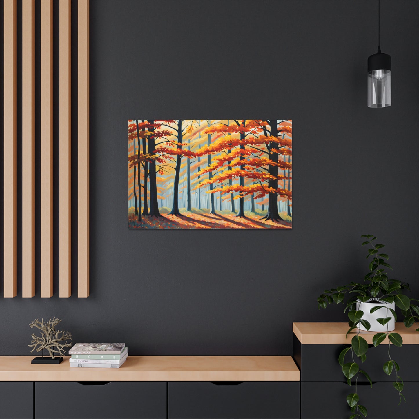 Autumn Hues: Classic Oil Painting Wall Décor